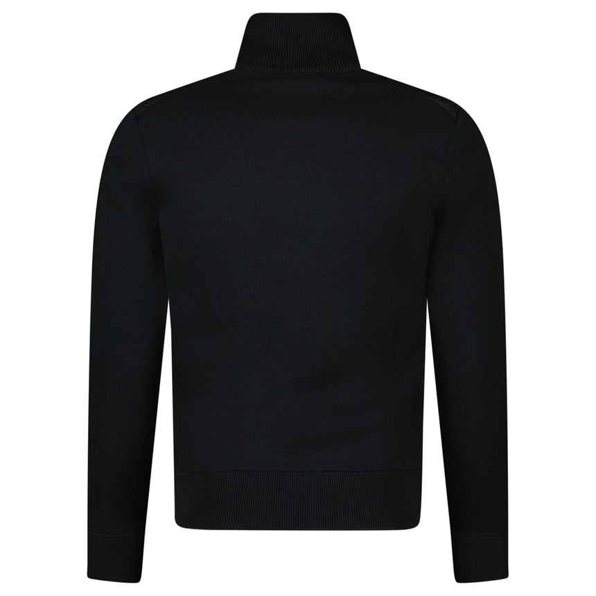 Moncler Padded Zip - Up Cardigan in Black - Boinclo - Outlet Sale Under Retail