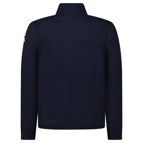 Moncler Padded Zip - Up Cardigan in Navy - Boinclo - Outlet Sale Under Retail