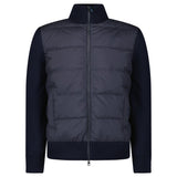 Moncler Padded Zip - Up Cardigan in Navy - Boinclo - Outlet Sale Under Retail
