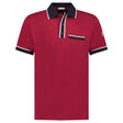 Moncler Striped Logo Polo Shirt in Red - Boinclo - Outlet Sale Under Retail