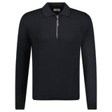 Moncler Wool Polo Jumper in Black - Boinclo - Outlet Sale Under Retail