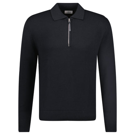Moncler Wool Polo Jumper in Black - Boinclo - Outlet Sale Under Retail