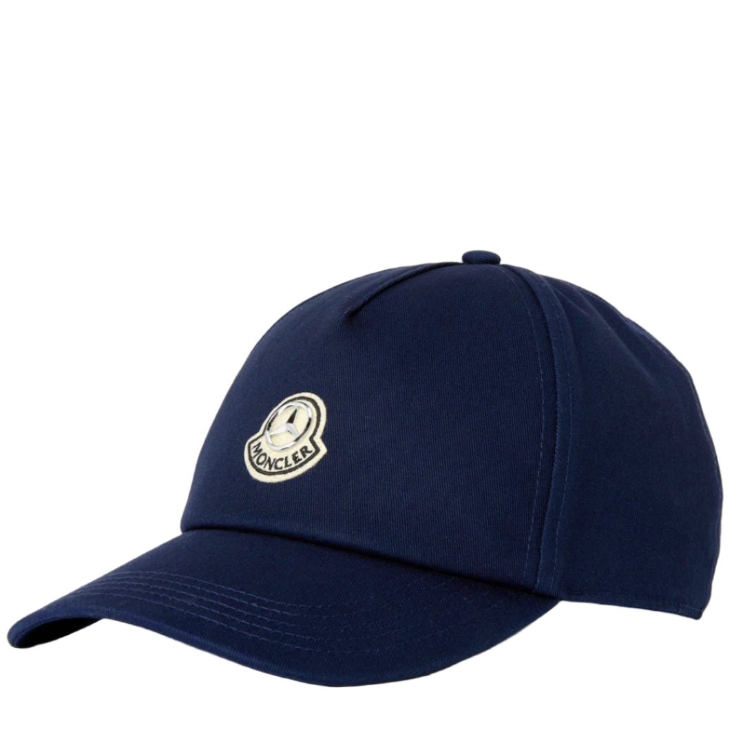 MONCLER X MERCEDES-BENZ BY NIGO キャップ Moncler Moncler x Mercedes-Benz by Nigo Baseball Cap in Navy
