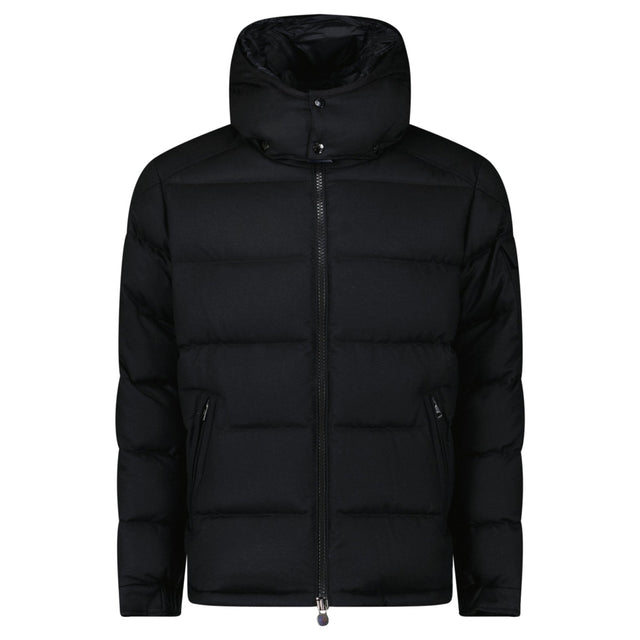Moncler Montgenevre Wool Flannel Down Jacket in Black - Boinclo - Outlet Sale Under Retail