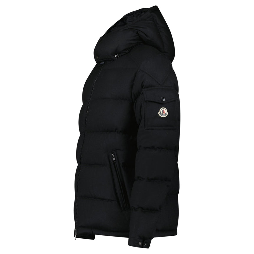 Moncler Montgenevre Wool Flannel Down Jacket in Black - Boinclo - Outlet Sale Under Retail