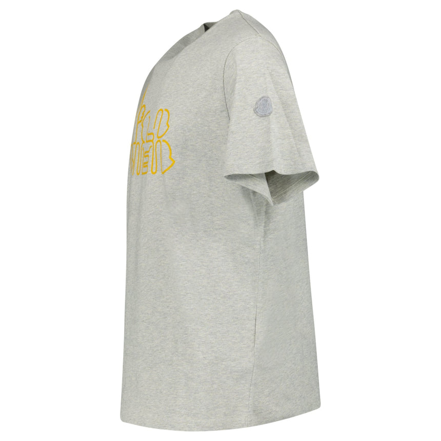 Moncler Orange Print T-Shirt in Grey - Boinclo - Outlet Sale Under Retail