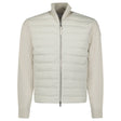 Moncler Padded Wool & Cashmere Zip - Up Cardigan Stone Beige - Boinclo - Outlet Sale Under Retail