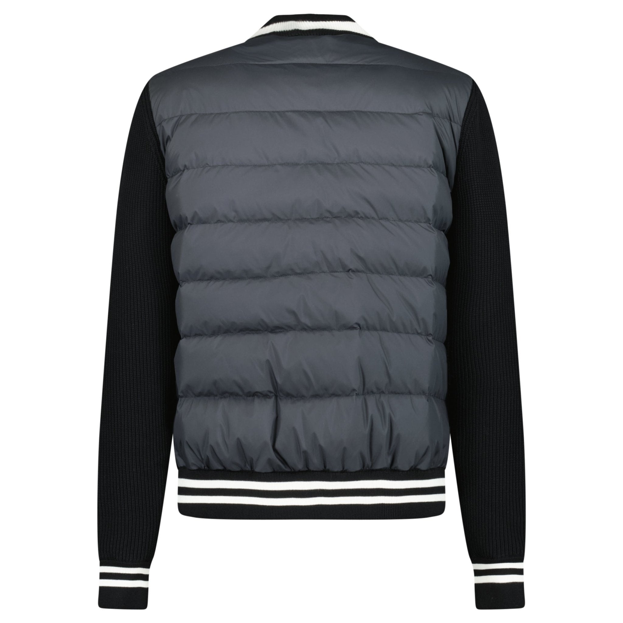 Moncler Padded Zip-Up Cardigan Jacket in Black - Outlet Sale Moncler Padded Zip-Up Cardigan Jacket in Black - Outlet Sale