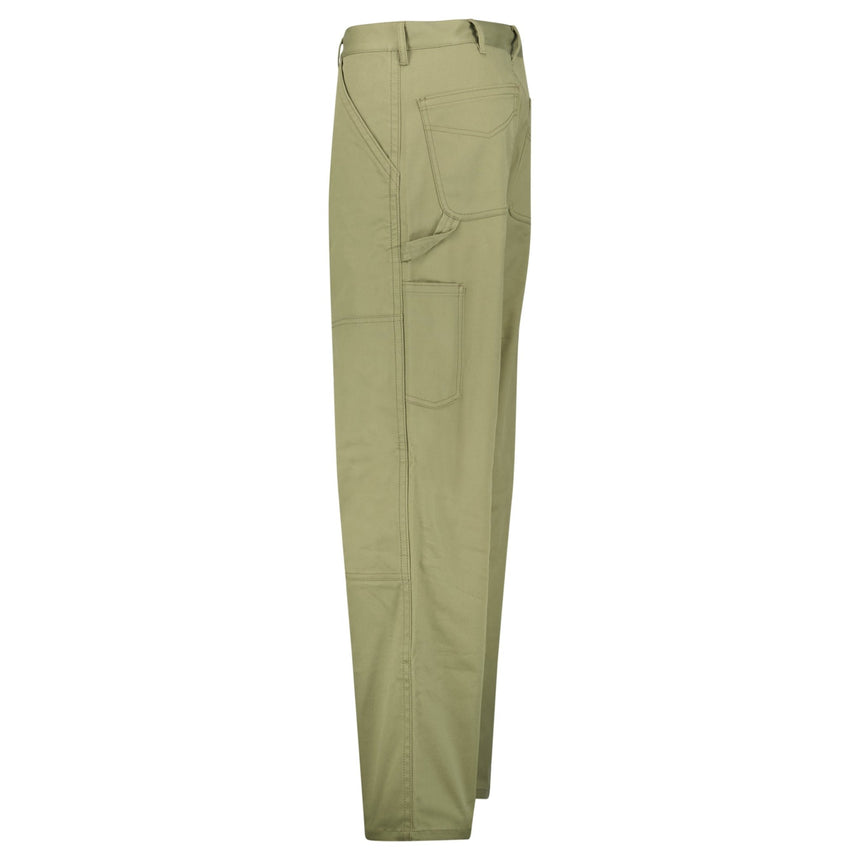 Moncler Panelled Pocket Trousers in Khaki Green - Boinclo - Outlet Sale Under Retail