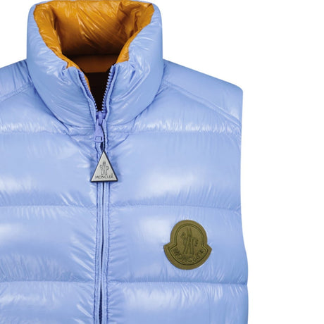 Moncler 'Parke' Gilet Blue - Boinclo - Outlet Sale Under Retail