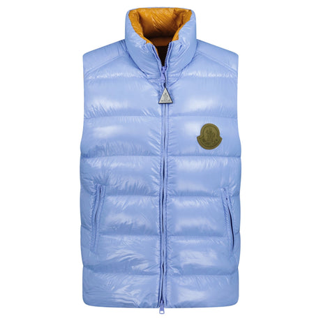 Moncler 'Parke' Gilet Blue - Boinclo - Outlet Sale Under Retail