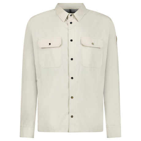 Moncler Piz Shirt Jacket in Light Beige - Boinclo - Outlet Sale Under Retail