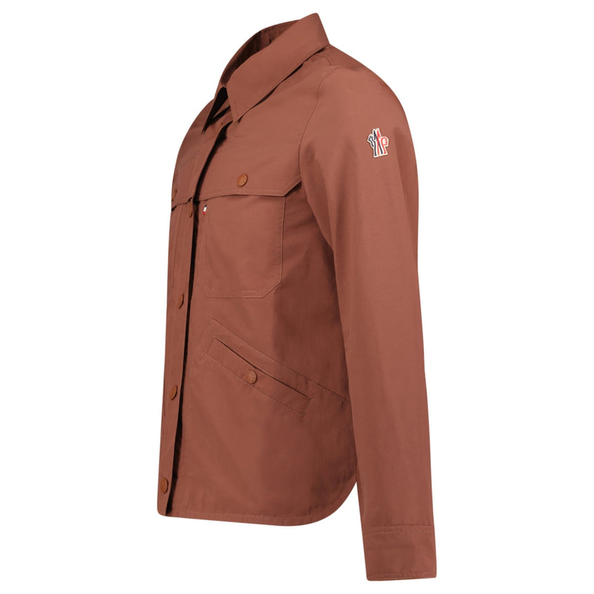 Moncler Pochet Lightweight Jacket in Brown - Boinclo - Outlet Sale Under Retail