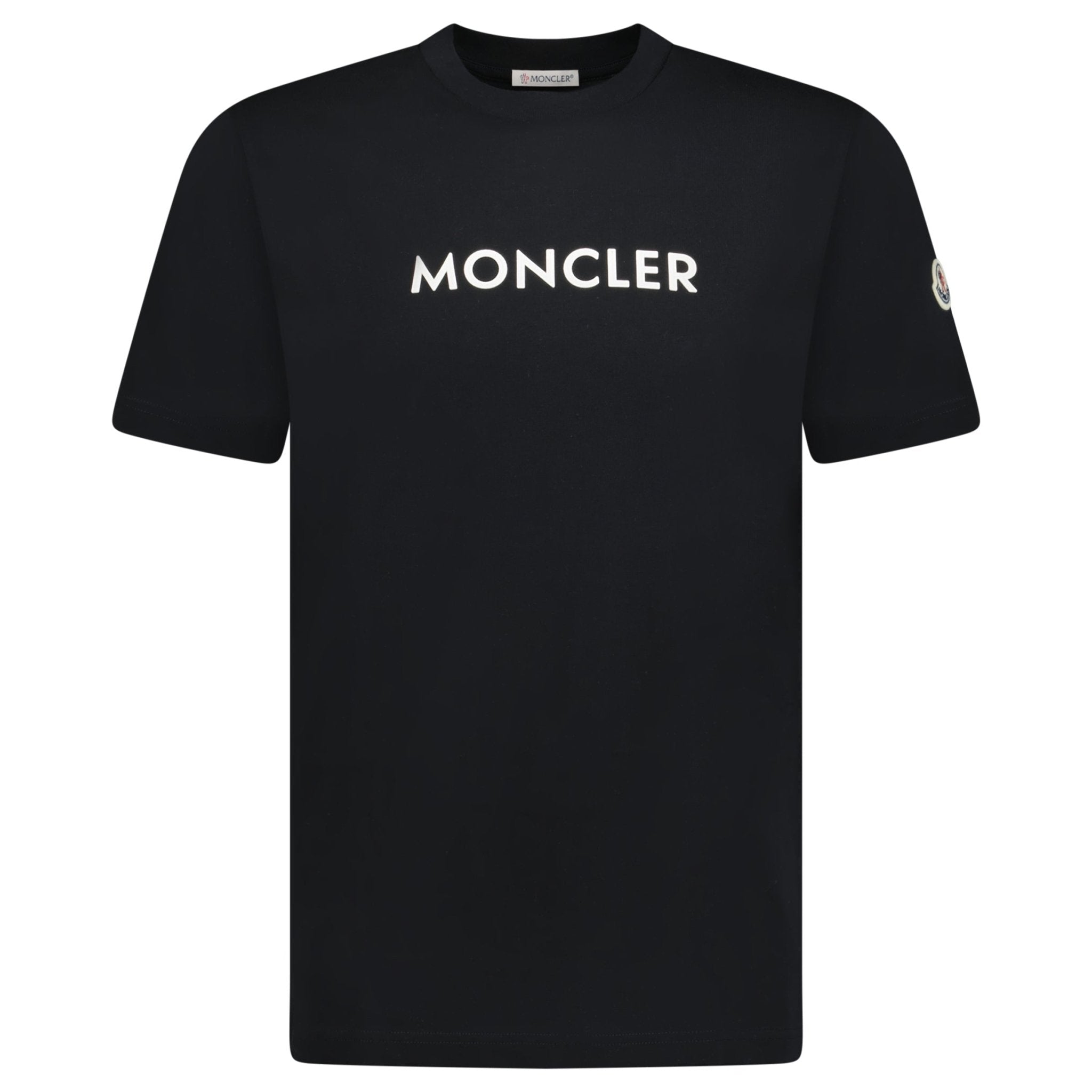 Color variation of Rubber Logo Printed T-Shirt Black