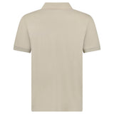 Moncler Short Sleeve Polo Shirt in Beige - Boinclo - Outlet Sale Under Retail