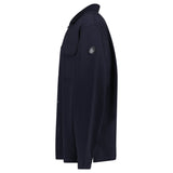 Moncler Snap Button Jersey Overshirt in Navy - Boinclo - Outlet Sale Under Retail