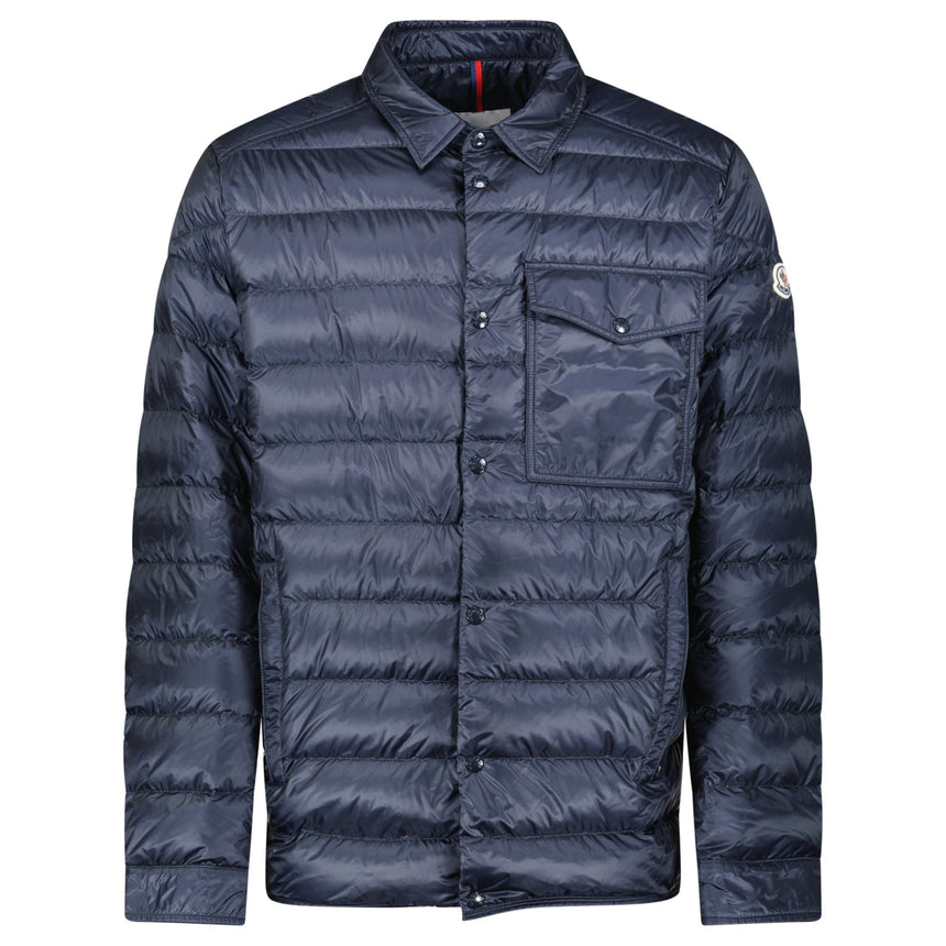 Moncler Tenibres Down Shirt Jacket Navy - Boinclo - Outlet Sale Under Retail