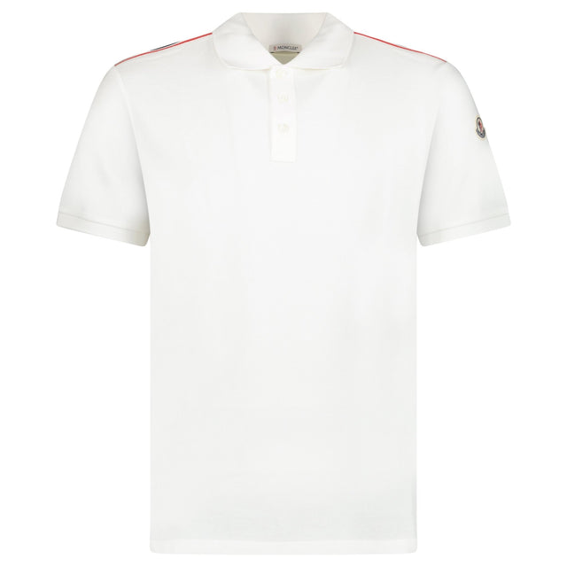 Moncler Tricolor-Trimmed Cotton Piquet Polo Shirt - Boinclo - Outlet Sale Under Retail