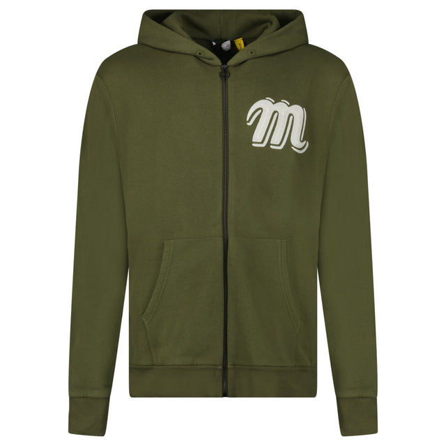 Moncler x Mercedes - Benz by Nigo Long Sleeve Zip Hoodie in Khaki Green - Boinclo - Outlet Sale Under Retail