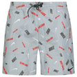 Nike All Over Logo Swim Shorts Grey - Boinclo ltd - Outlet Sale Under Retail