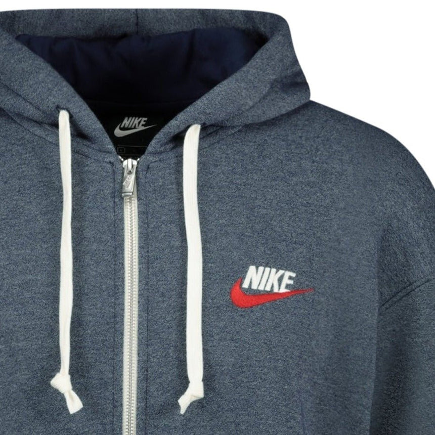 Nike Classic Logo Zip Hooded Sweatshirt Blue - Boinclo ltd - Outlet Sale Under Retail