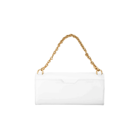 Off - White Arrows Motif Chain Purse in White - Boinclo - Outlet Sale Under Retail