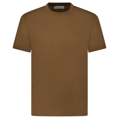 Plain Label Mercerized Cotton T-Shirt Brown - Boinclo - Outlet Sale Under Retail