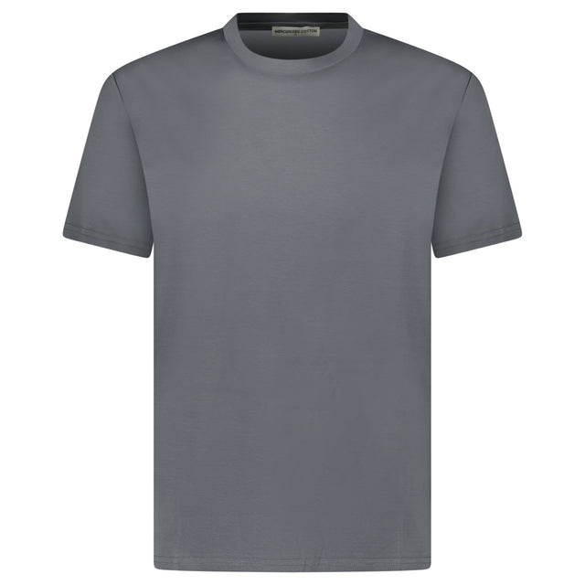 Plain Label Mercerized Cotton T-Shirt Dark Grey - Boinclo - Outlet Sale Under Retail