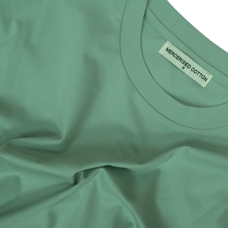 Plain Label Mercerized Cotton T-Shirt Mint - Boinclo - Outlet Sale Under Retail