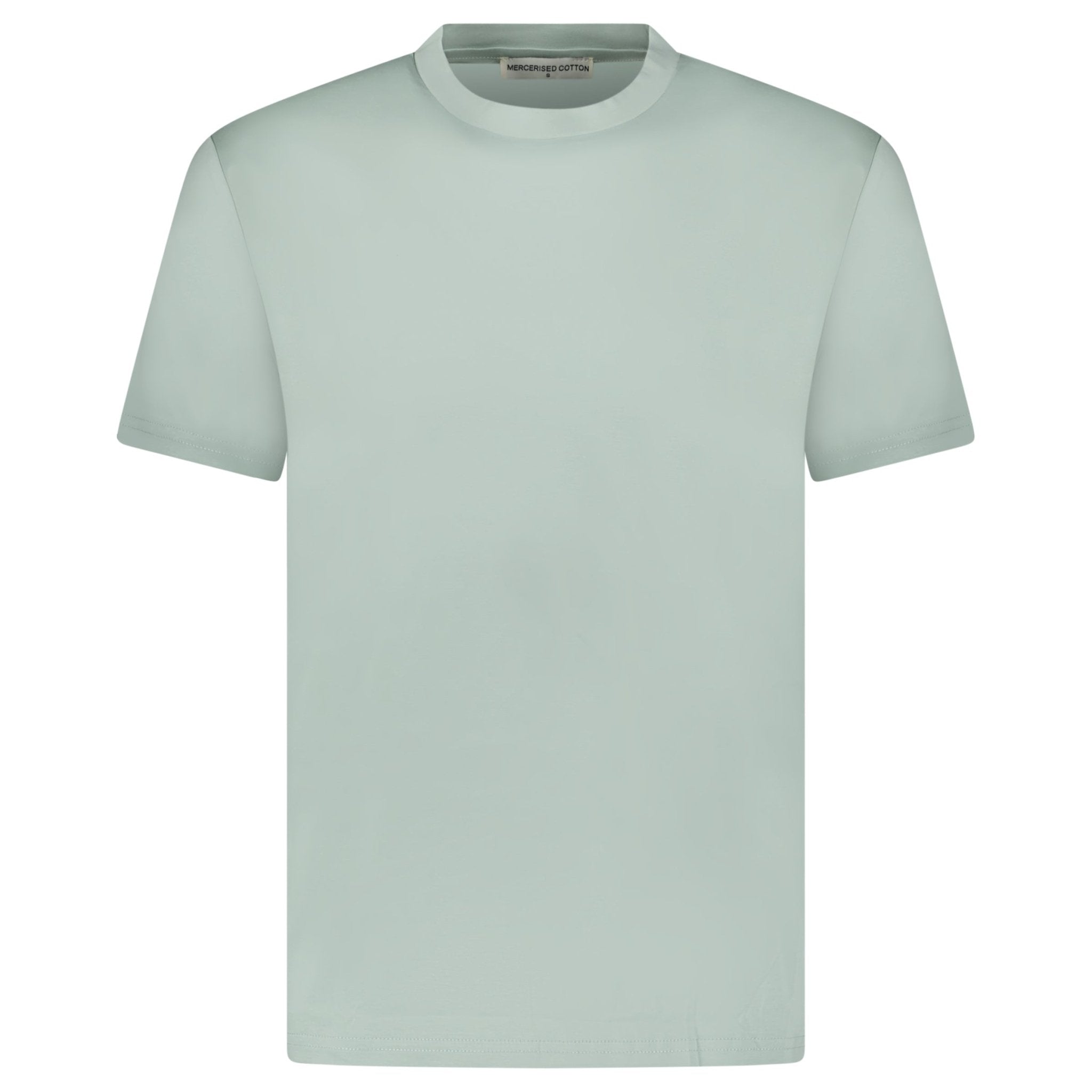 Color variation of Plain Label Mercerized Cotton T-Shirt Mint