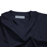 Plain Label Mercerized Cotton T-Shirt Navy - Boinclo - Outlet Sale Under Retail
