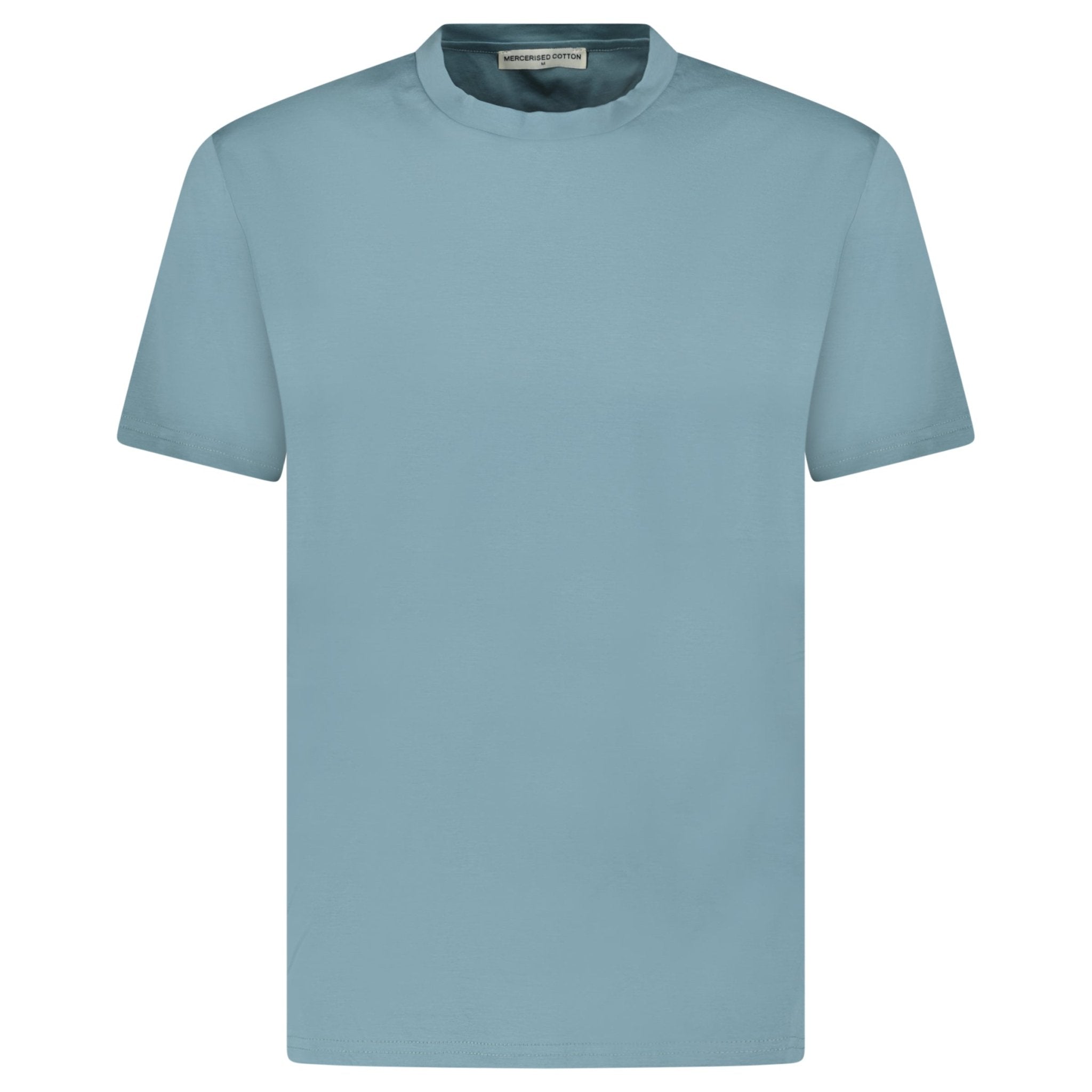 Color variation of Plain Label Mercerized Cotton T-Shirt Teal