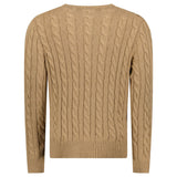 Polo Ralph Lauren Cotton Cable-Knit Logo Sweater in Brown - Boinclo - Outlet Sale Under Retail