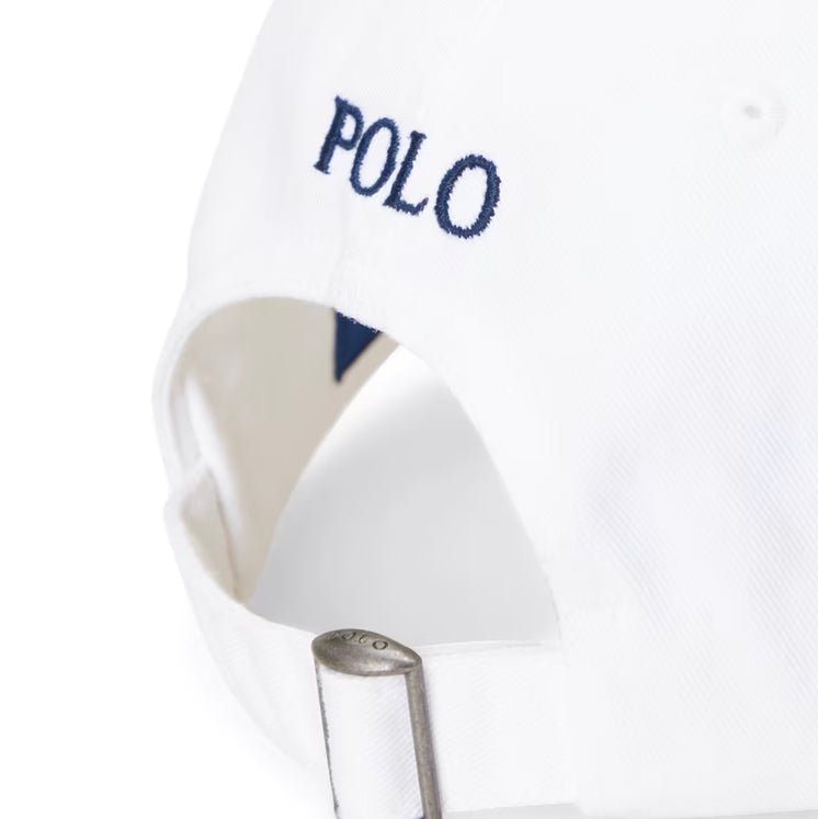 Polo Ralph Lauren Cotton Chino Baseball Cap in White - Boinclo - Outlet Sale Under Retail