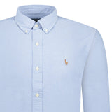 Polo Ralph Lauren Custom Fit Oxford Shirt Blue - Boinclo - Outlet Sale Under Retail