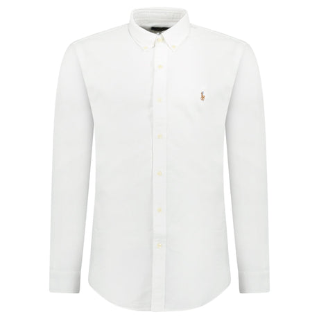 Polo Ralph Lauren Custom Fit Oxford Shirt White - Boinclo - Outlet Sale Under Retail