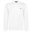 Polo Ralph Lauren Custom Slim Fit Long Sleeve Polo Shirt in White - Boinclo - Outlet Sale Under Retail