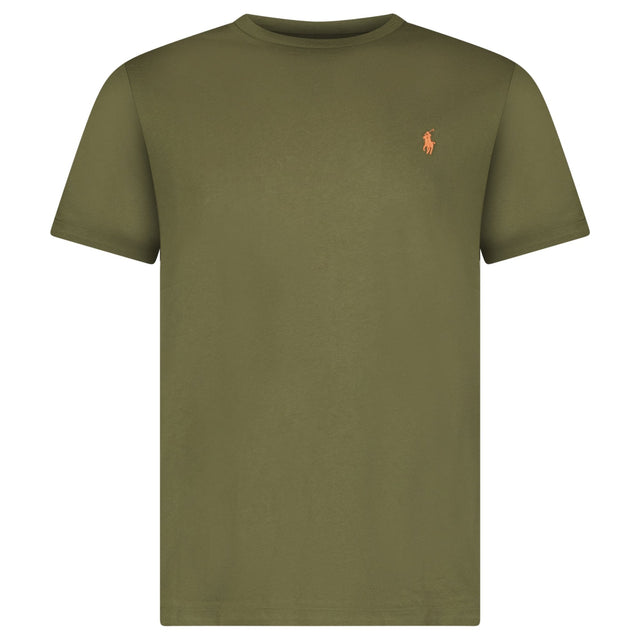 Polo Ralph Lauren Custom Slim Fit T-Shirt in Khaki Green - Boinclo - Outlet Sale Under Retail