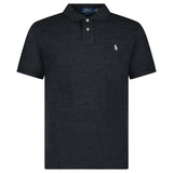 Polo Ralph Lauren Mesh Slim Fit Polo Shirt in Dark Grey - Boinclo - Outlet Sale Under Retail