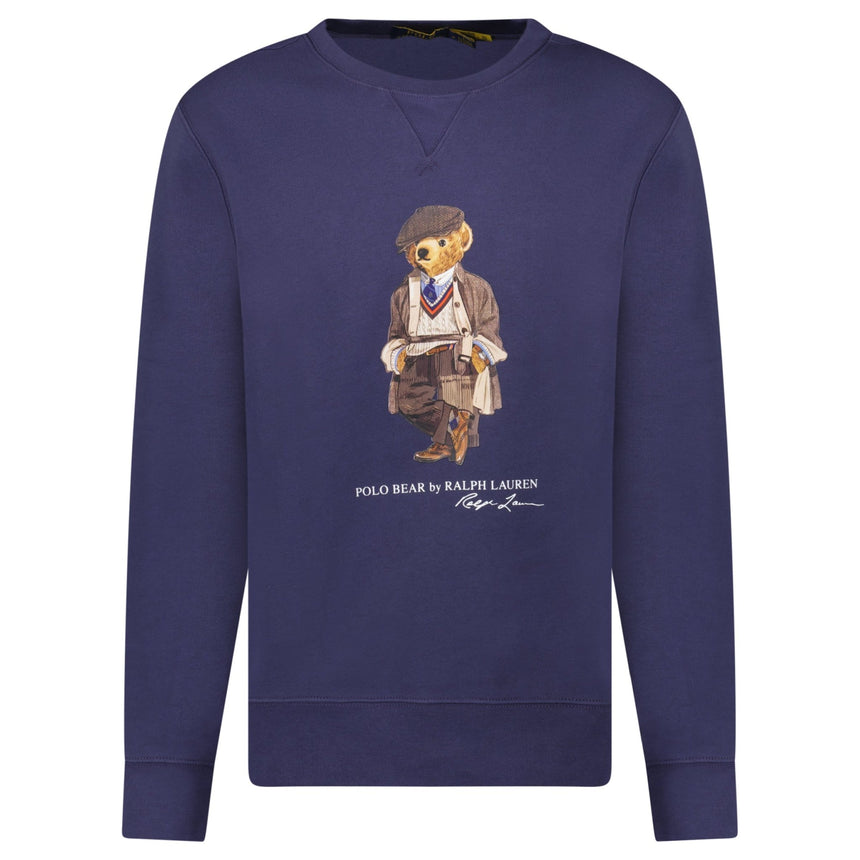 Polo Ralph Lauren Bear Crew Sweatshirt in Navy - Boinclo - Outlet Sale Under Retail