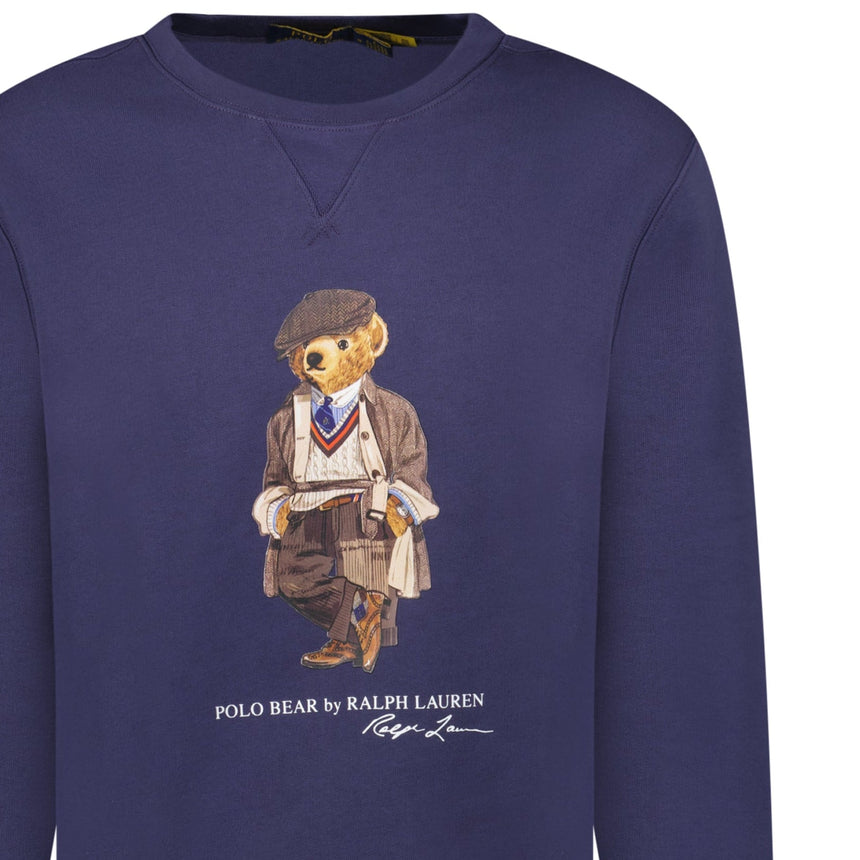 Polo Ralph Lauren Bear Crew Sweatshirt in Navy - Boinclo - Outlet Sale Under Retail