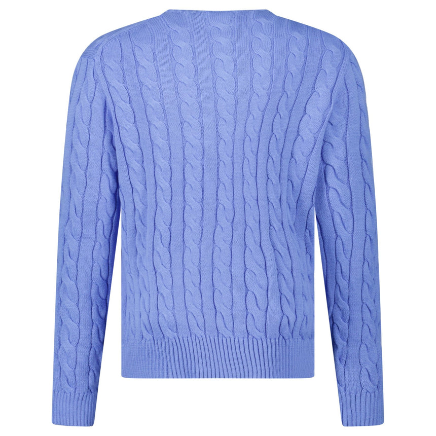 Polo Ralph Lauren Cable Knit Sweater in Blue - Boinclo - Outlet Sale Under Retail