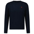 Polo Ralph Lauren Cable Knit Sweater in Navy - Boinclo - Outlet Sale Under Retail