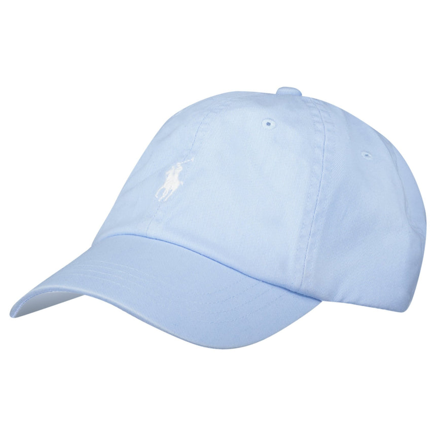 Polo Ralph Lauren Cotton Chino Baseball Cap in Light Blue with White Logo - Boinclo - Outlet Sale Under Retail