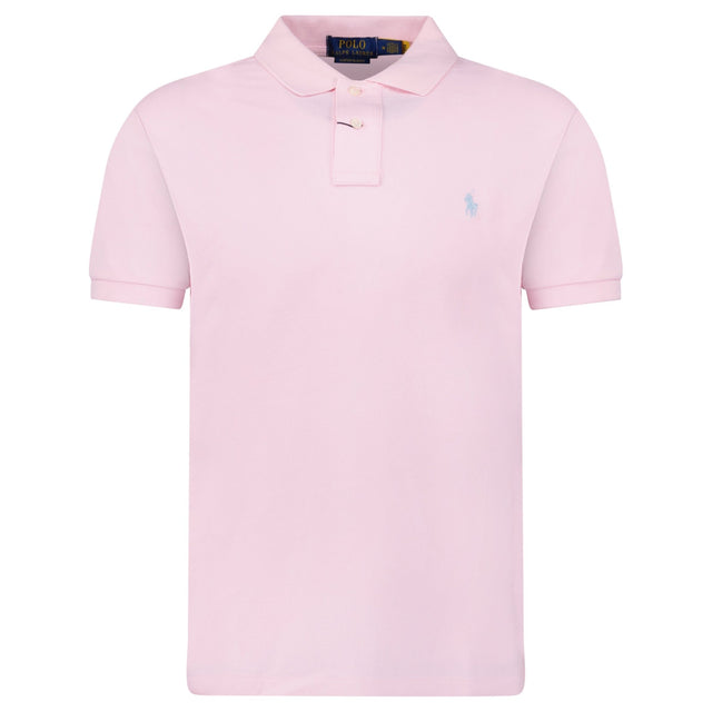 Polo Ralph Lauren Cotton Custom Slim Fit Polo Shirt in Pink - Boinclo - Outlet Sale Under Retail
