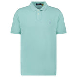 Polo Ralph Lauren Cotton Mesh Custom Slim Fit Polo Shirt in Celadon - Boinclo - Outlet Sale Under Retail