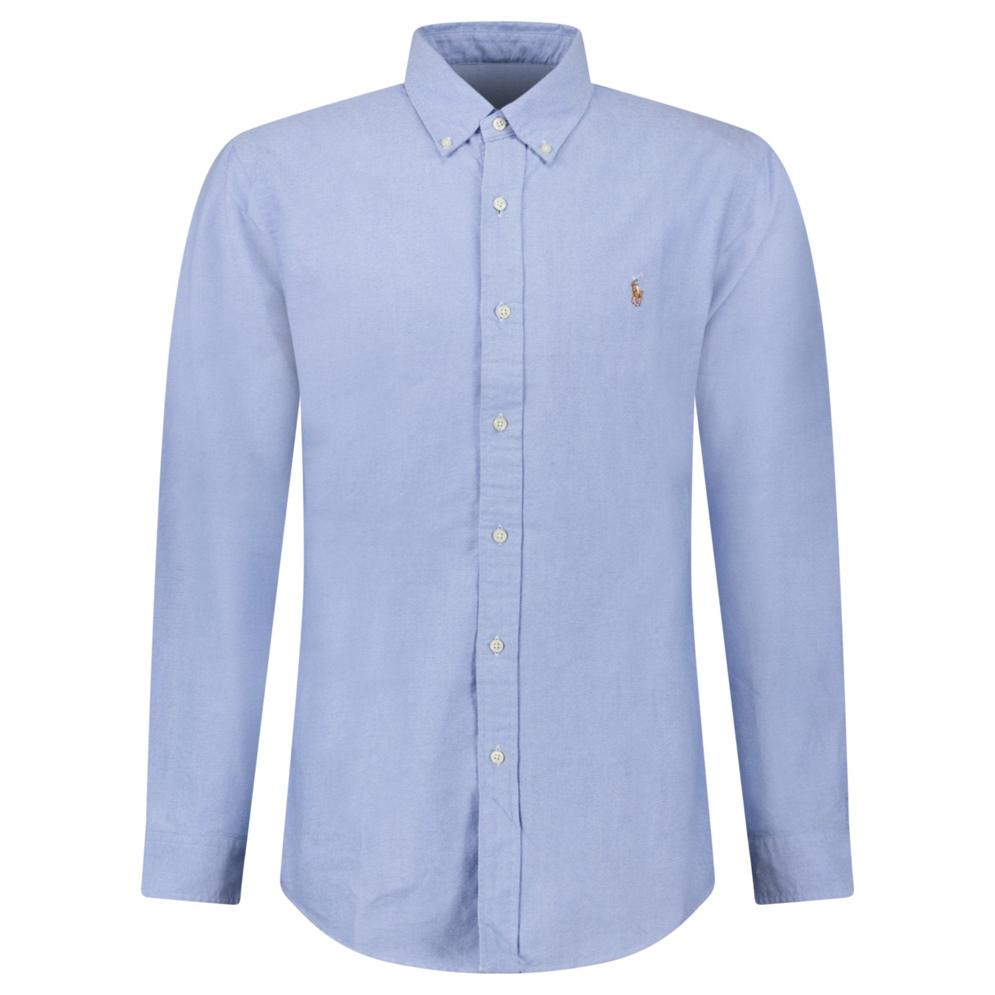Color variation of Polo Ralph Lauren Custom Fit Oxford Shirt in Blue