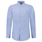 Polo Ralph Lauren Custom Fit Oxford Shirt in Blue - Boinclo - Outlet Sale Under Retail