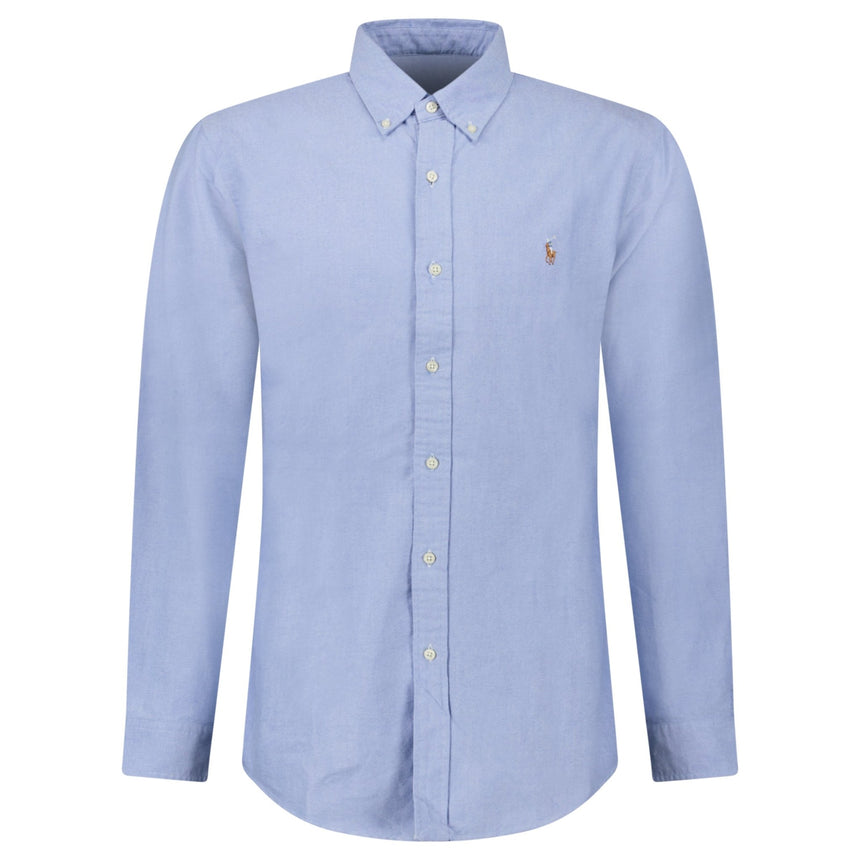 Polo Ralph Lauren Custom Fit Oxford Shirt in Blue - Boinclo - Outlet Sale Under Retail
