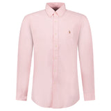 Polo Ralph Lauren Custom Fit Oxford Shirt in Pink - Boinclo - Outlet Sale Under Retail